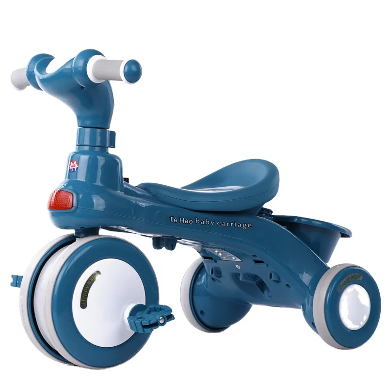 2022 Kids Tricycle Car With Push Bar Toys For Kids Baby Toy Plastic