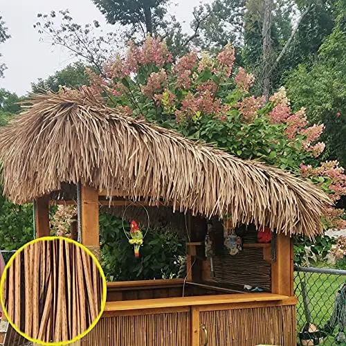 Deck Decor Tiki Straw Roof Palm Thatched Straw Roof Fake Straw
