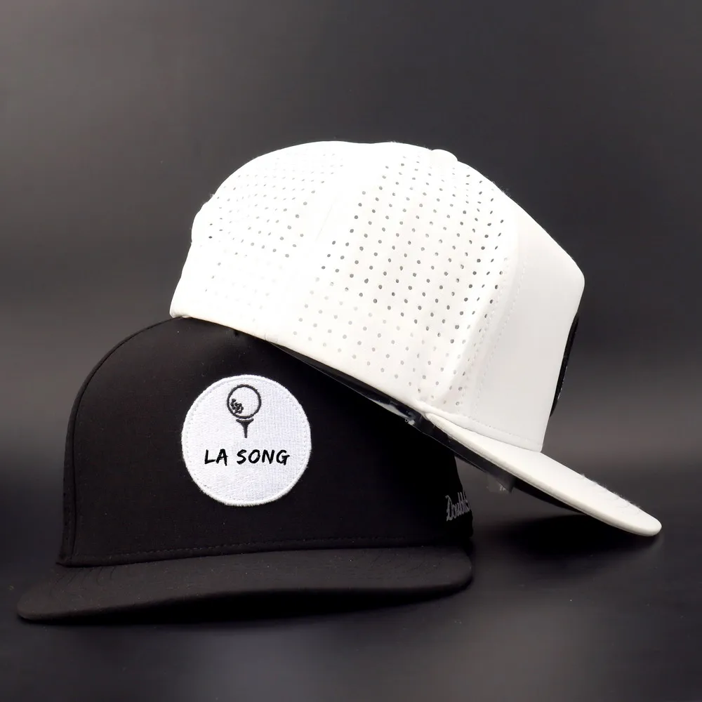Customized Baseball Cap In Bulk 5 Panel Golf Caps With Pvc Logo Hydro