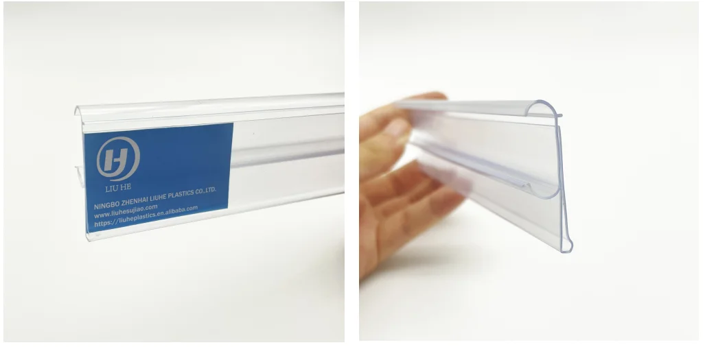 Liuhe Supermarket Pvc Plastics Shelf Extrusion Label Holder Buy