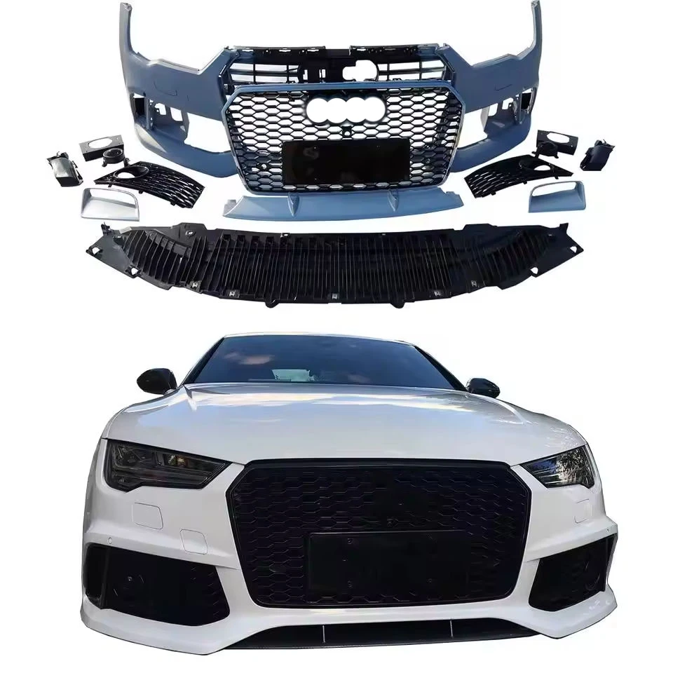 Car body kit performance A7 RS7 parts for Audi A7 C7 C7.5 2016-2018 year upgrade RS7 model with front bumpers grilles999072