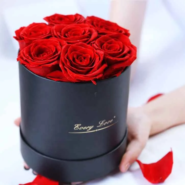 Rosa Infinita In Barattolo - Regalo Per Lei, Con Scatola Regalo, Per San Valentino O Compleanno