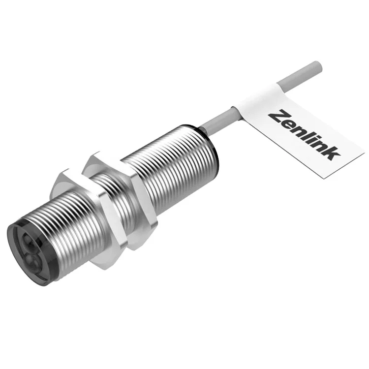 Zhunlian Waterproof Photoelectirc Sensors Diffuse IR Proximity Sensor Switch 12v