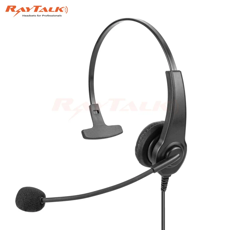 RJ45 or RJ11 Connector Two Way Radios Headset Call Center Headset with B Oom Mic