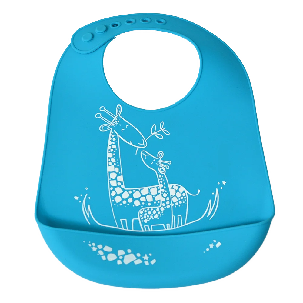 печати водонепроницаемый силиконовые нагрудники еда кормления складной силиконовый детский нагрудник для детей