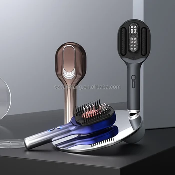 Scalp Massager Brush for Hair Growth Electric Hair Oil Applicator Comb LED Red Light Hair Growth Tool