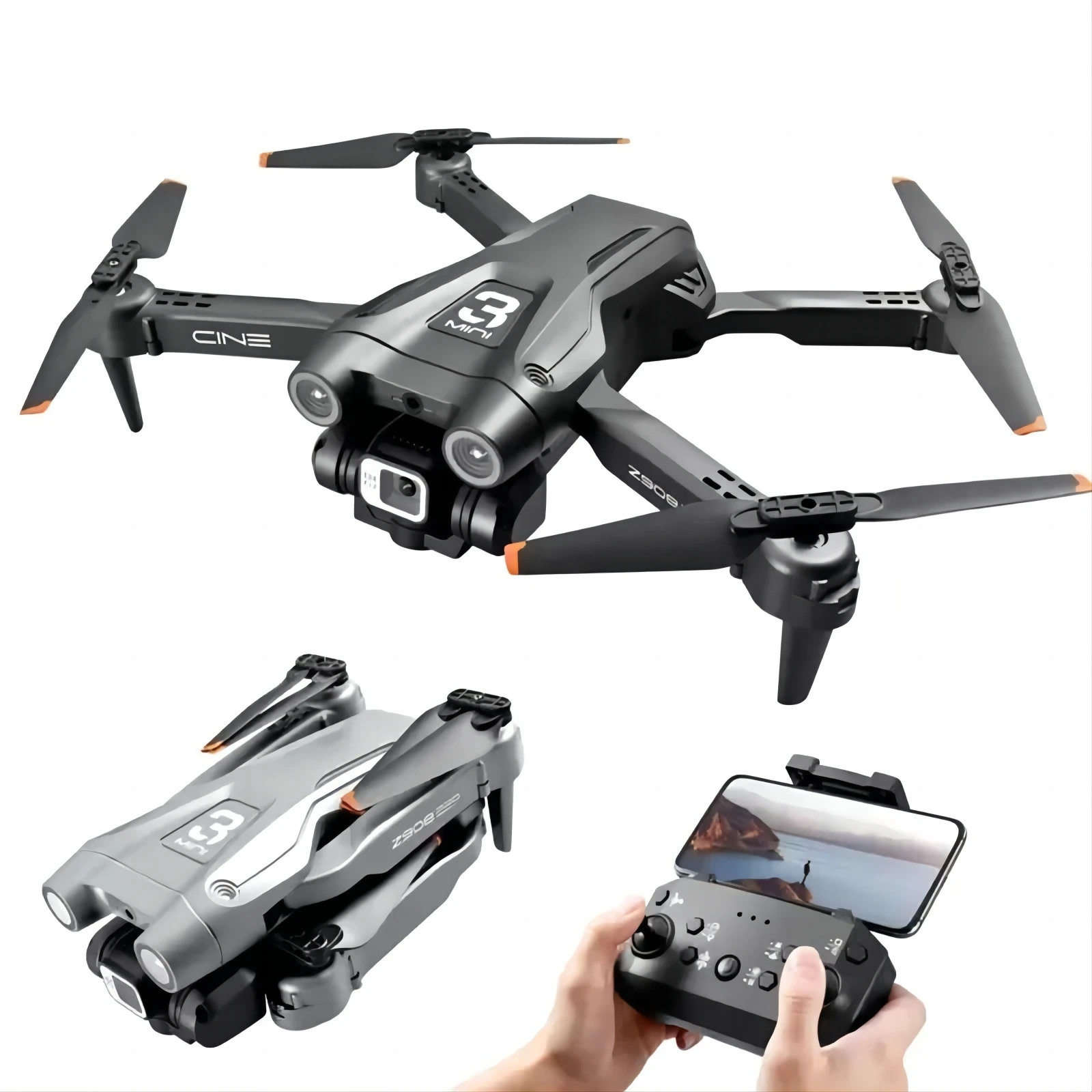 2023 Z908 Max Drone - RC with 720P Camera & Obstacle Avoidance