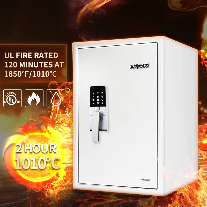 CEQSAFE Steel Fire Resistant Safes for Homes Fireproof Electronic Digital Safe Box Fireproof