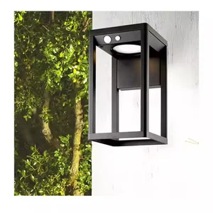Vertak Black Decoration Industrial Wall Lamp Waterproof Aluminum Out Door Landscape Courtyard Wall Lights