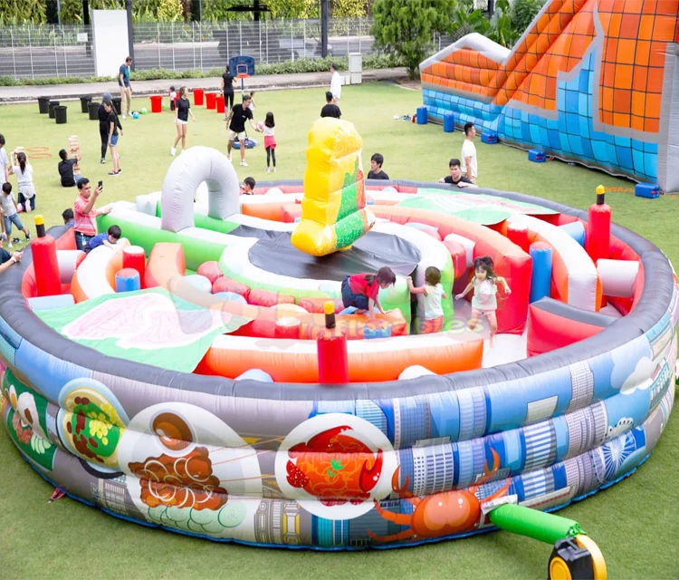 Jardin Redondo Inflables De NiÃ±as Gigante Comercial Patio De Los