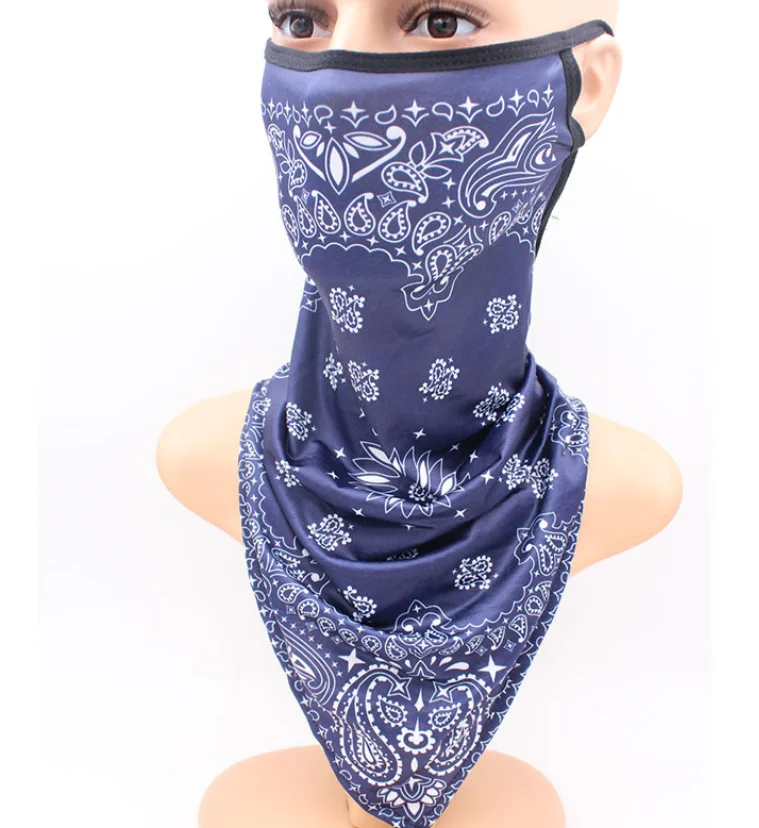 Multi-function neck gaiter facemask ice silk outdoor sports