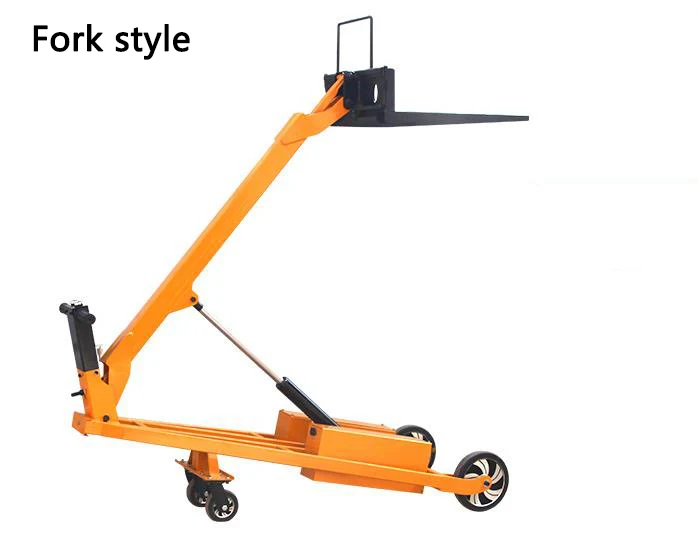 Mini Small Simple 300kg Electric Hydraulic Handling Truck Curved Arm ...