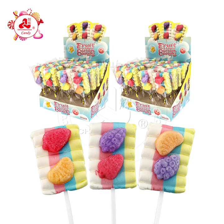 marshmallow lollipops