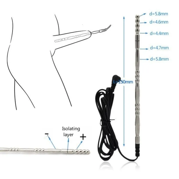 Electro Shock Anal Plug Penis Plug Cock Rings Medical Themed Toys Massage Pad Nipple Clamps for Men Electric Stimulate Sex Toys
