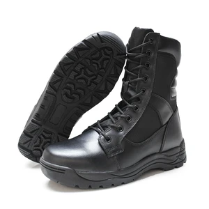 Factory OBM ODM Custom Wholesale Under armor Men's Tactical Black Boot with Zipper Waterproof