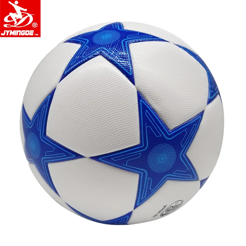 Новый дизайн, пятиконечный звездный стиль, футбольный мяч на заказ, размер 5