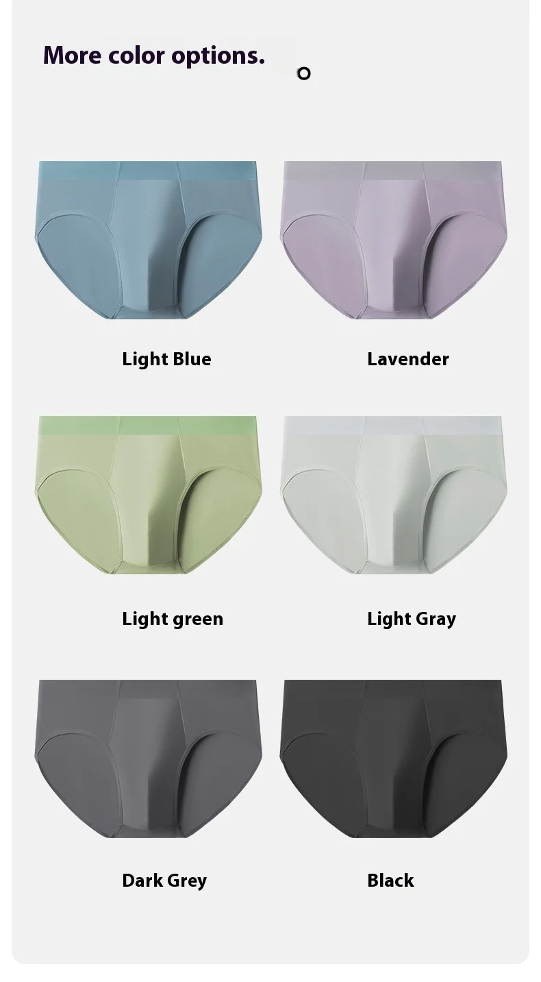 New Arrival Men's Underwear Breathable  Antibacterial Cotton Men's Briefs Cotton Men's Underpants Custom OEM Supplier