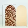 Stampa marrone-giraffa