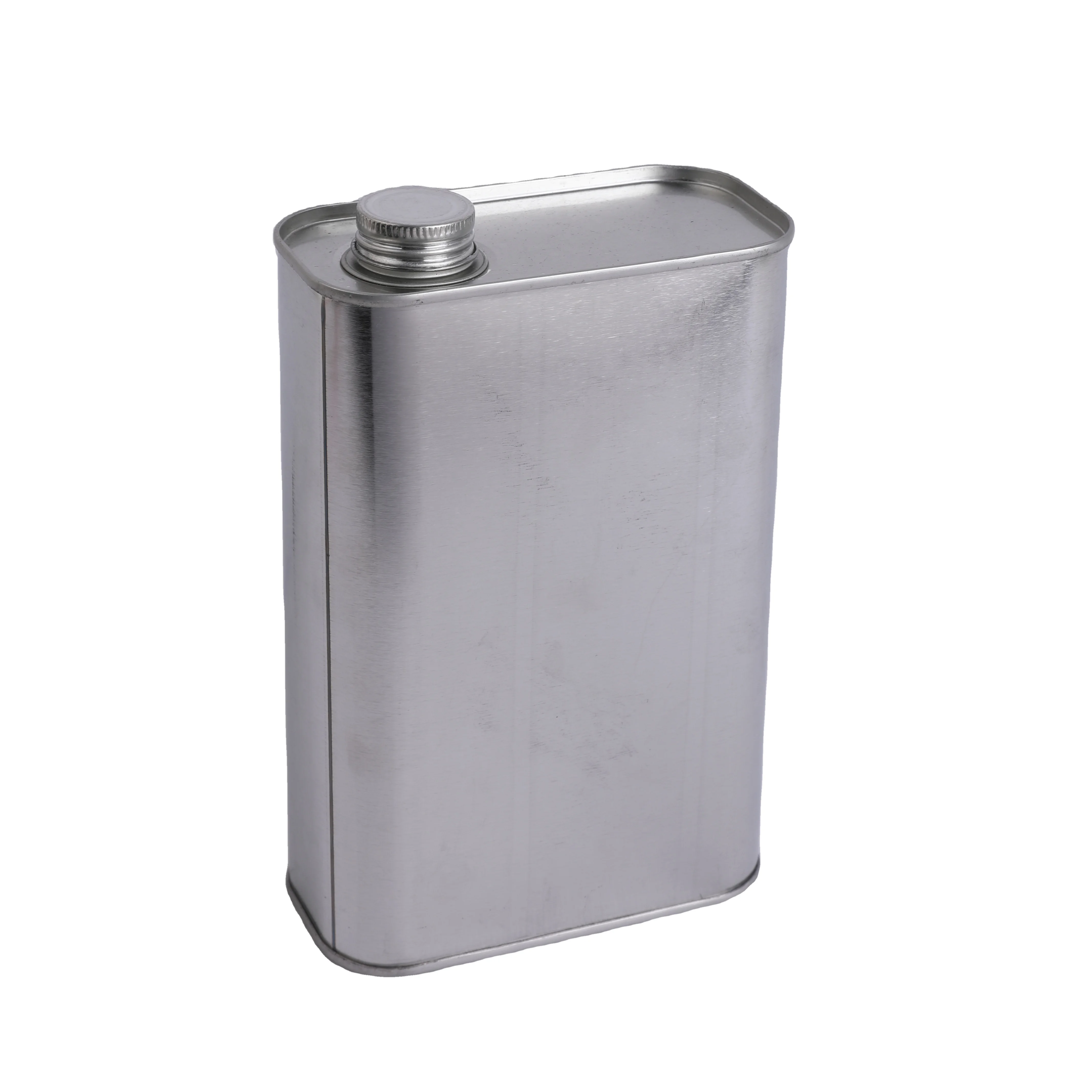 1liter-20 Liter Square Motor Oil Tin Can  with Metal Screw Top Lids
