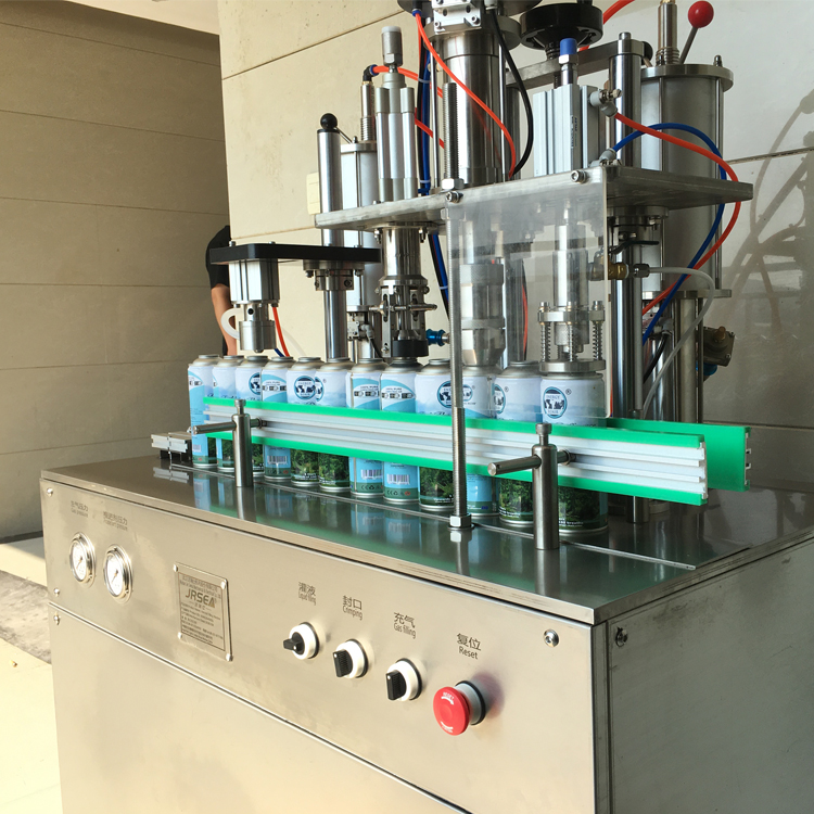 Полуавтоматические машины для наполнения аэрозольным спреем для вечеринки