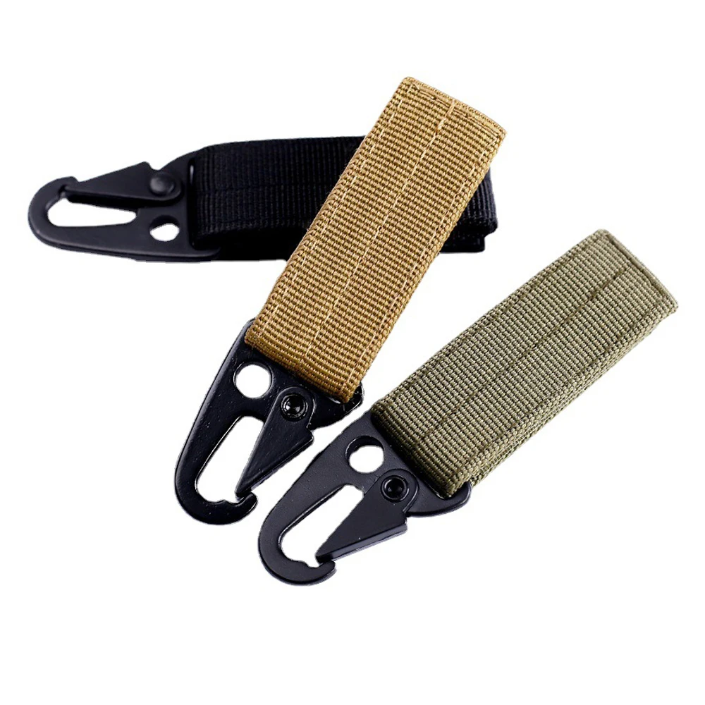 Direct Selling Outdoors Tactics Short Lanyard Keychain Multifunctional Hawkeye Hook for Buckle Woven Durable Metal for Climbing