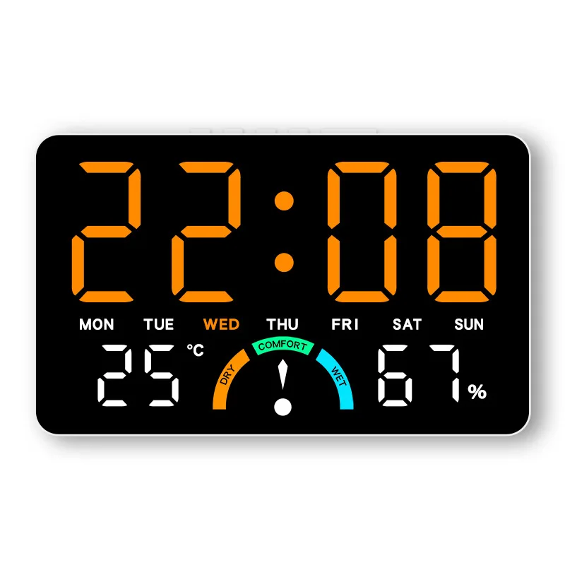 Yida Time GH9007 - Modern LED Digital Clock with Snooze
