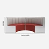 U-shaped sofa booth