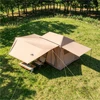 Tente beige + auvent
