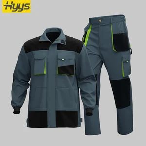 Customized Multi Pockets Construction Work Clothes Suits Wear Resistant Scrubs Work Wear Uniforms Coveralls