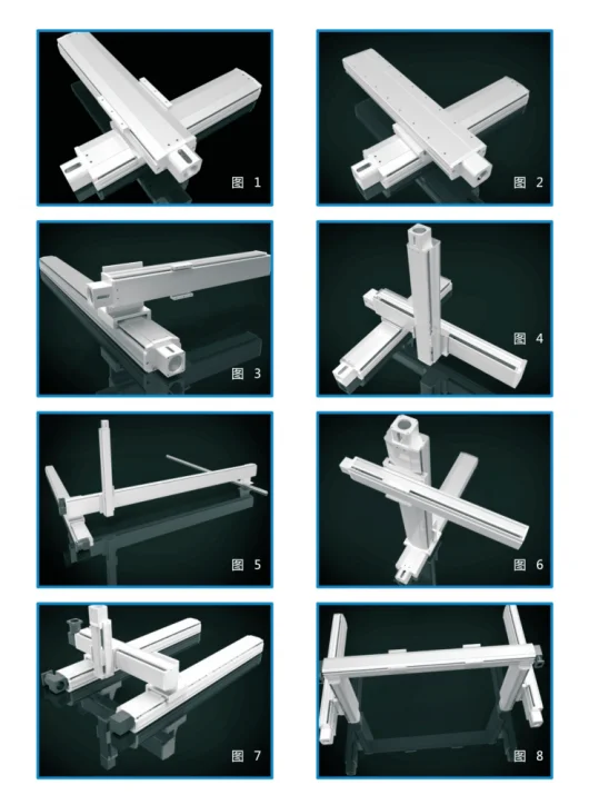Heavy-Duty XYZ Linear Guides Adjustable Z/X/Y Axis Ball Screw