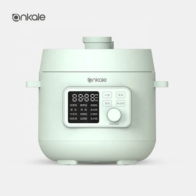 Japan Hot Sell Electric Pressure Cooker White Color Mini 3L Multifunctional Household Rice Cooker Ceramic Inner Pot