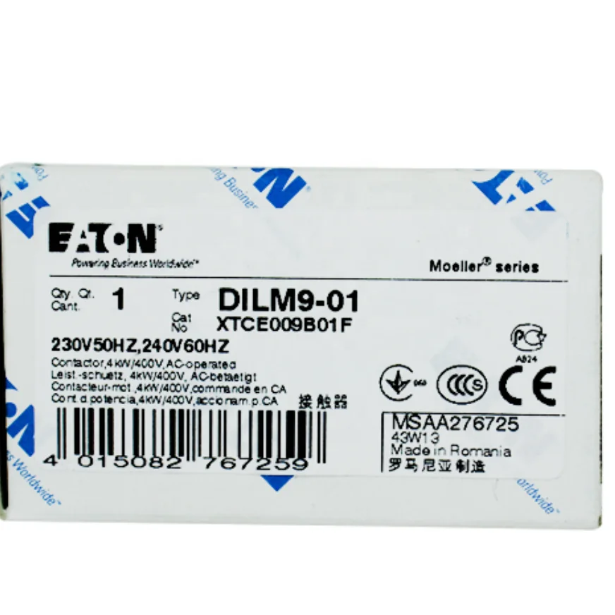Контактор переменного тока серии DILM9-01(230V50Hz 240V60Hz) Контактор вспомогательный Соединительный модуль