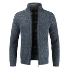 Sweaters Custom Plus Size Casual Autumn Winter Men Cardigans Zip Up Knitted Cashmere Hombre Man Sweaters