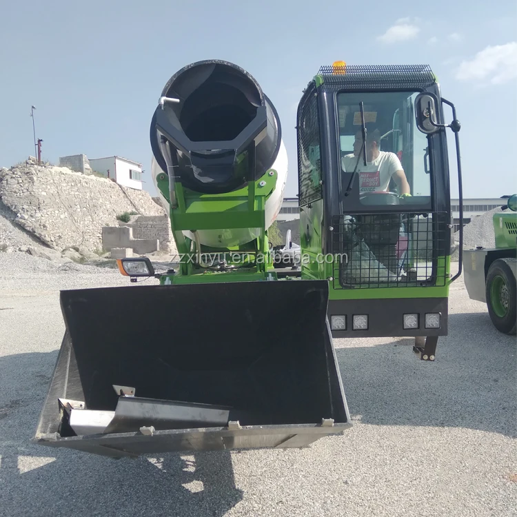 Low Price Portable Self Loading Concrete Mixer Self Propelled RMC Running Mixers