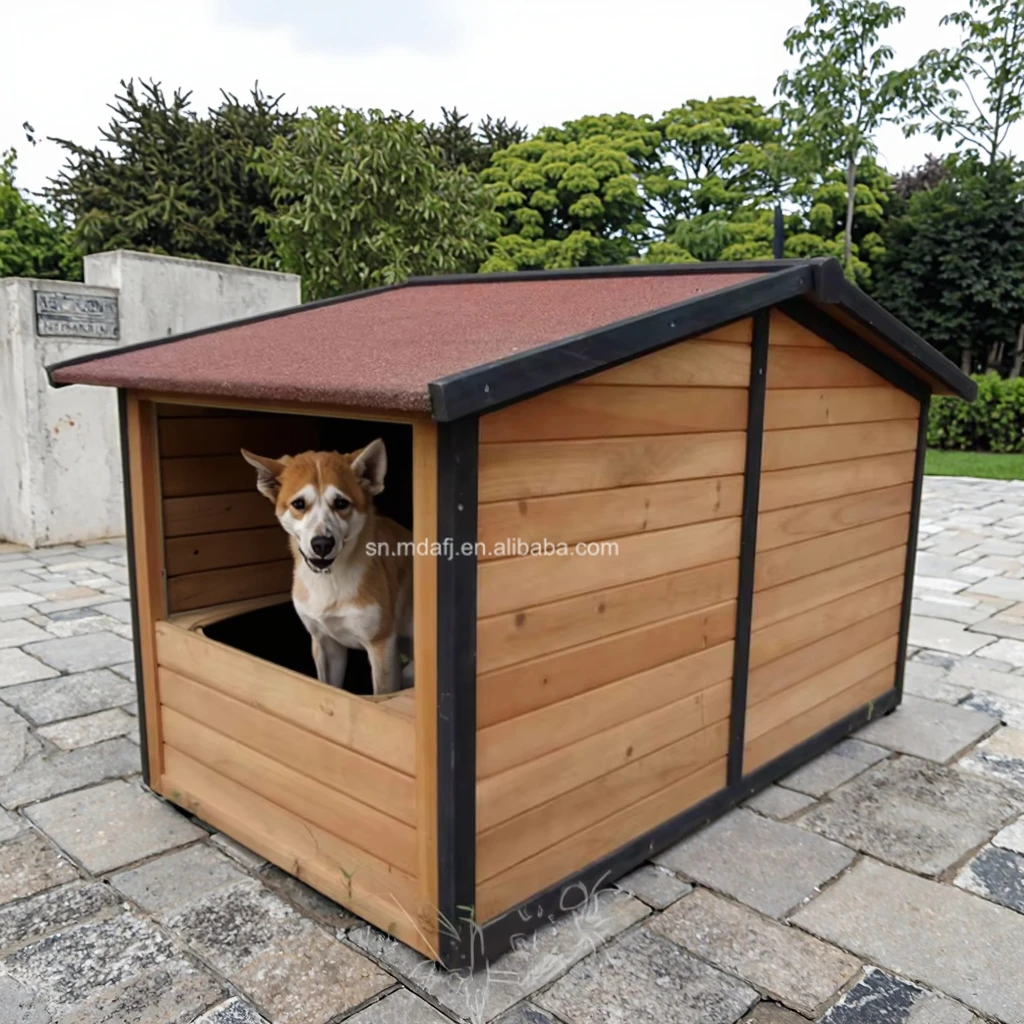 SDD011 SHUNDA製 高品質 木製犬小屋 豪華 防水 大型犬用犬舎 ペット