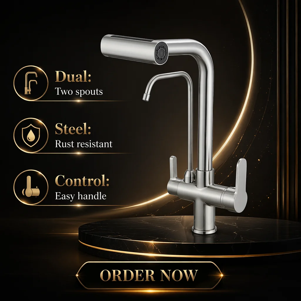 SUS304 pull-out kitchen faucet