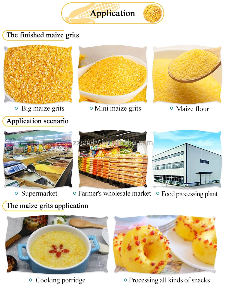 Good Performance Maize Peeling Machine Corn Grinding Machine