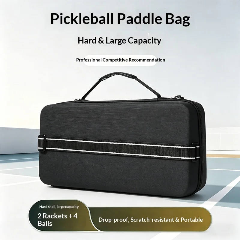 Lavida Eva Composite Material Pickleball Racket Cover & Storage Bag Crossbody Shoulder Hand-Carrying Multi-Function preview 5