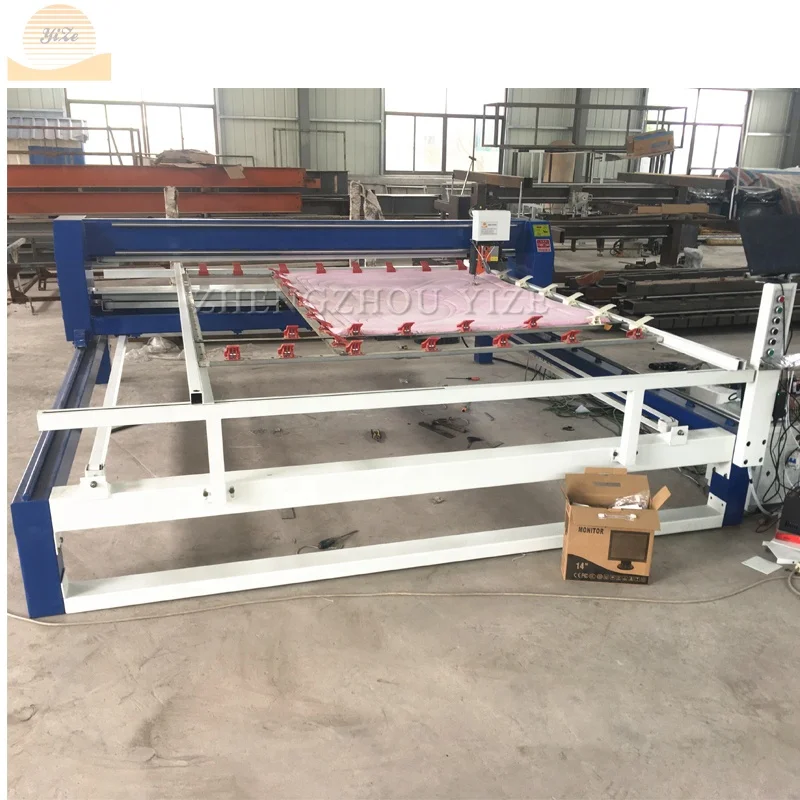 Computerized Long Arm Single Needle Quilting Sewing Embroidery Machine Automatic Quilt Making Machine China Price