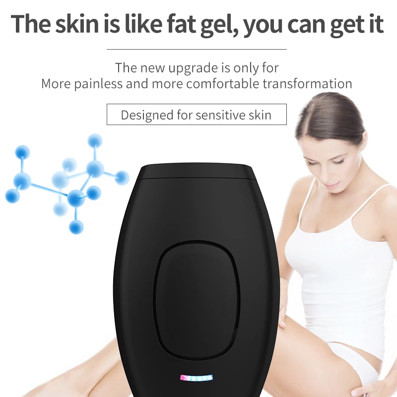 Portable IPL Home Use Beauty Device With Skin Rejuvenation Permanent Laser Hair Remover