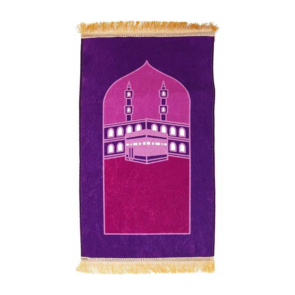 Kids Prayer Mat Thickened Anti Slip Foam Padded Plain Flannel Mat With