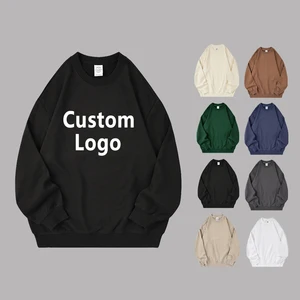 Men's Multicolored 3D Embroidered Hoodie Custom Logo Second-Hand Korean Thick T-Shirt Loose Fit Pullover With Hooded Collar