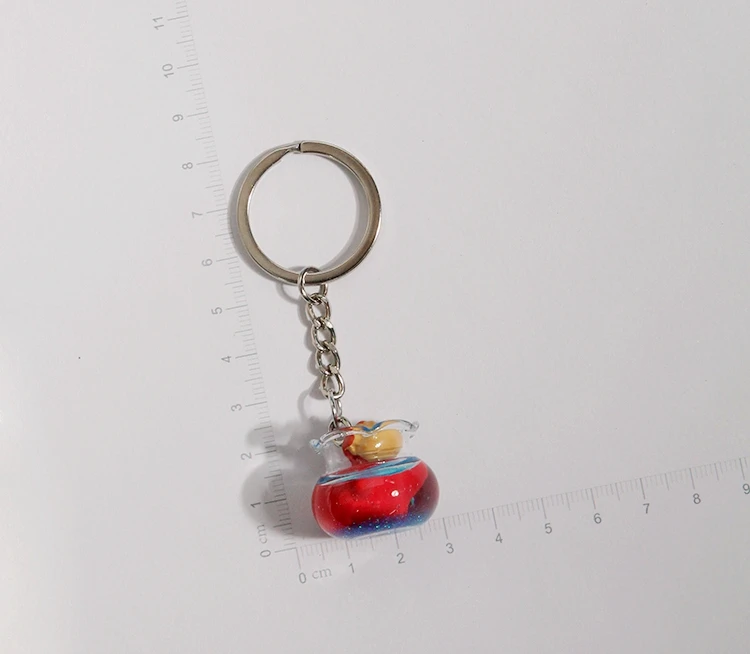 崖の上のポニョアニメ漫画水槽キーホルダー女性用装身具メタル