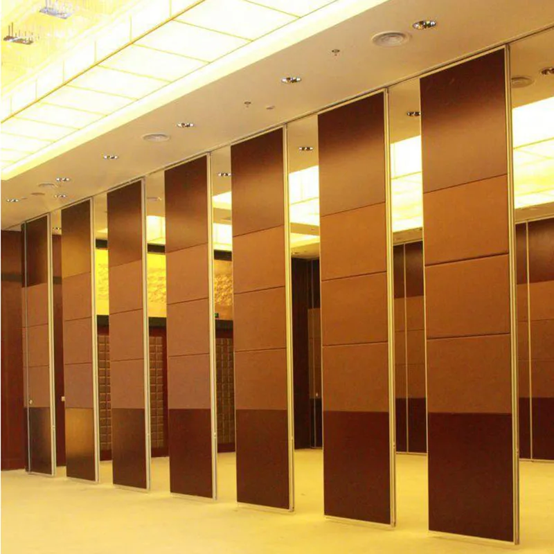 Top-Hung Gym School Villa Movable Partition Walls Soundproof Foldable Sliding Room Partition Door