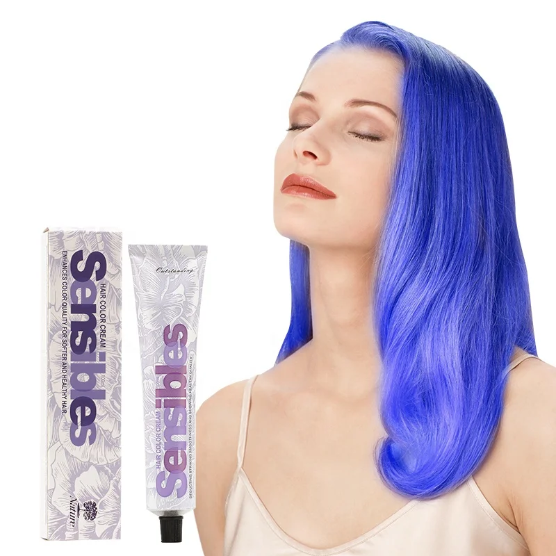 Factory Price OEM Private Label Fashion Color Low Ammonia Permanent Hair Dye Color Cream Professional Salon Use