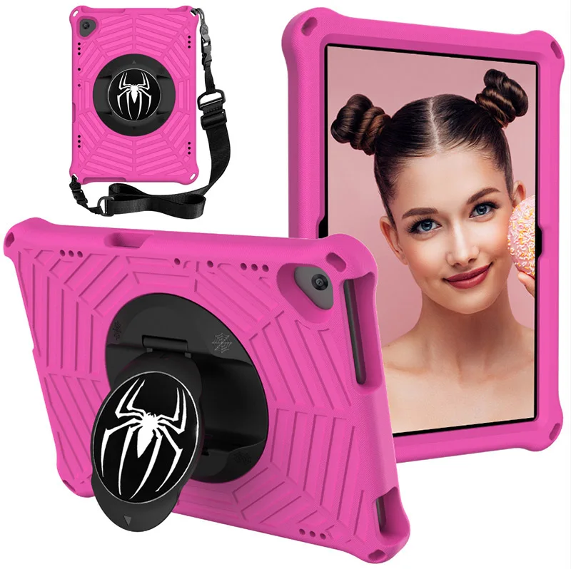 Детский ударопрочный чехол для планшета из вспененного этилвинилацетата с ремешком для Lenovo M10 X505 X605 P10 X705 Универсальный держатель для пальцев чехлы с подставкой