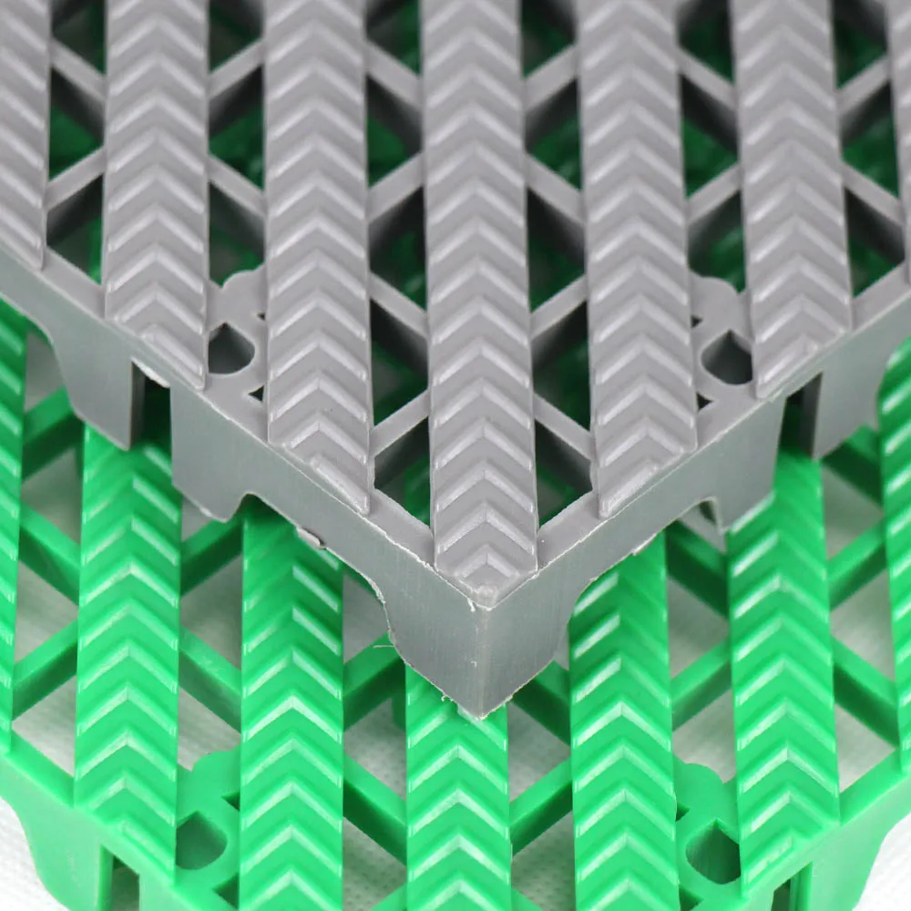 40x40x3 Factory PP Plastic Interlocking Garage Car Wash Floor Tile With Free Design