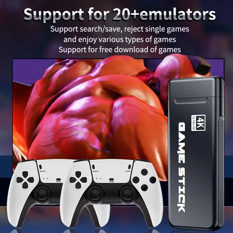 34G-3500 Games - Console de jeu TV HD avec double manette sans fil