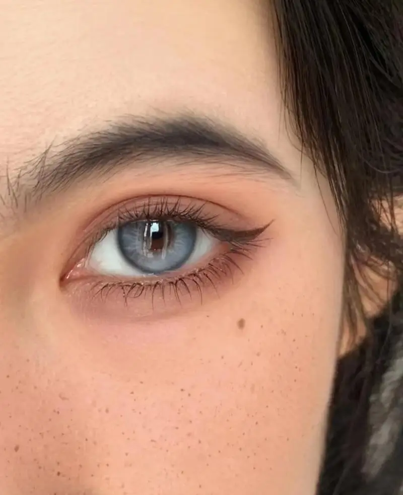 Синие контактные линзы Sunnylens, 14,2 мм