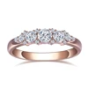 18K + moissanite (jaune/blanc/rose)